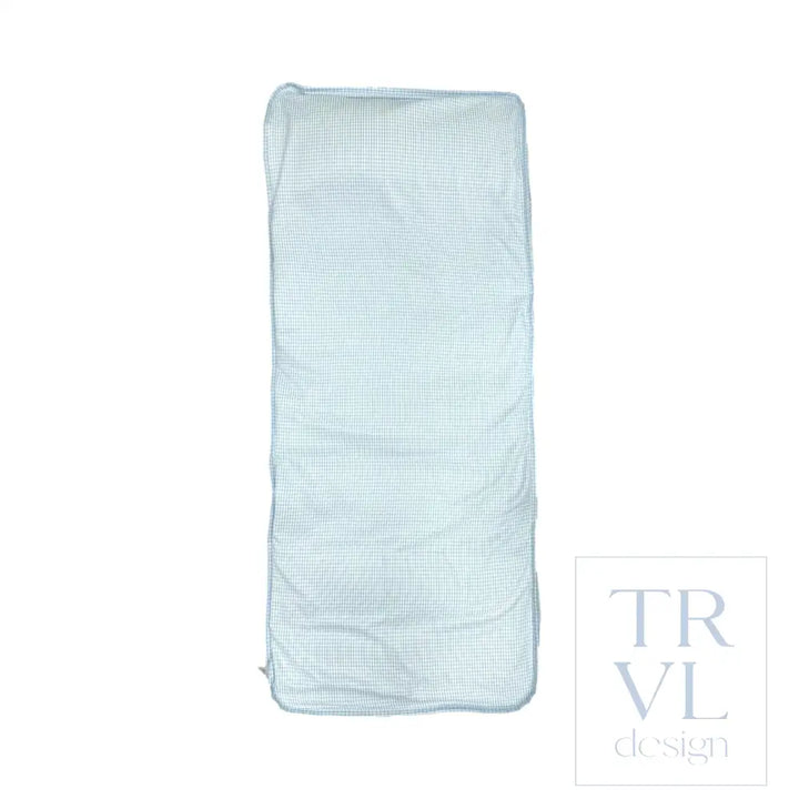 Nap Mat - Rest Up! Gingham Mist - Nap Mats