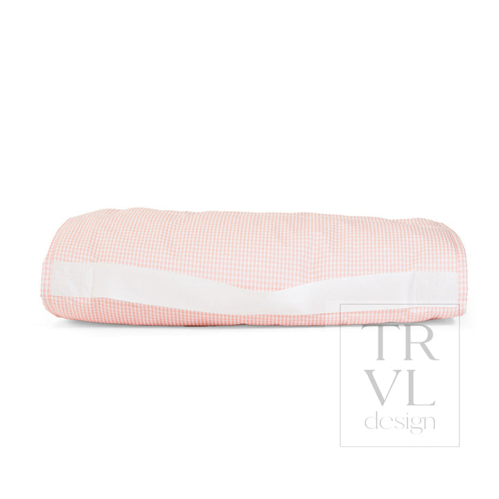 NAP MAT - Rest Up! GINGHAM TAFFY *TRVL deal - Nap Mats
