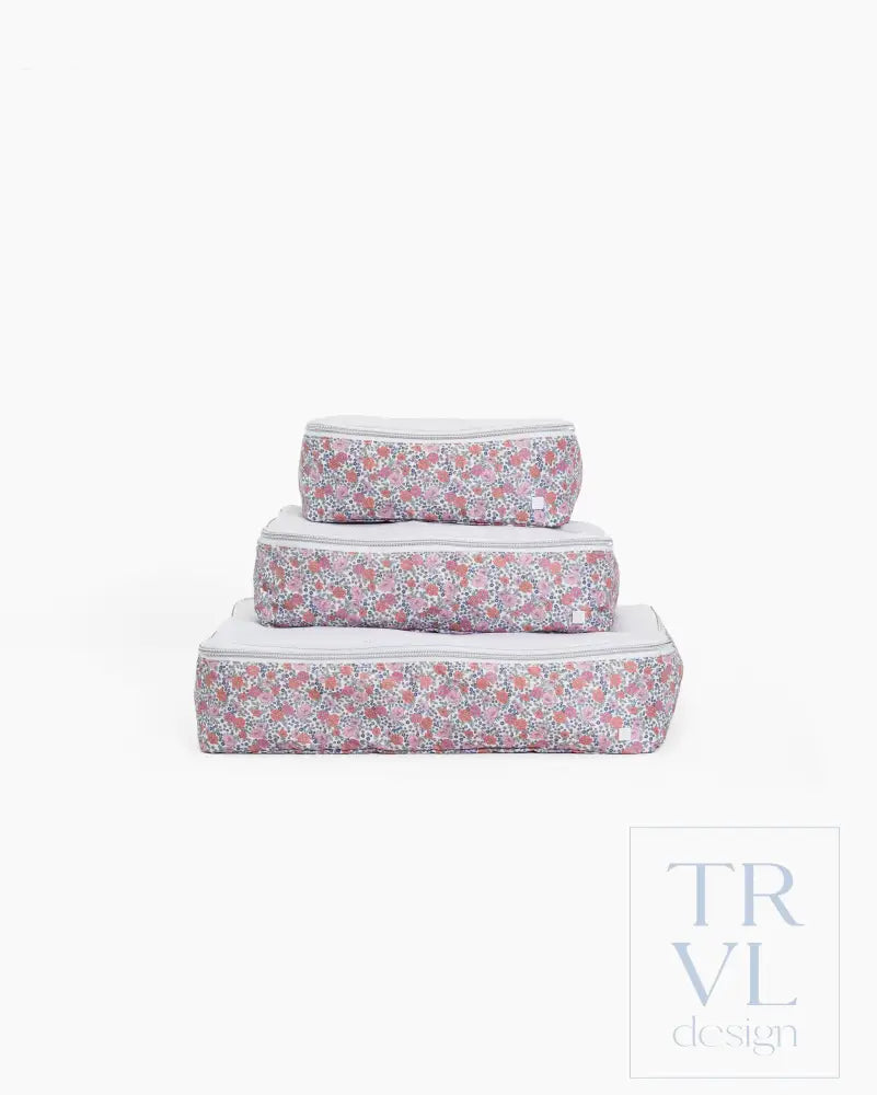 Packing Cubes - Garden Floral - Packing Organizers