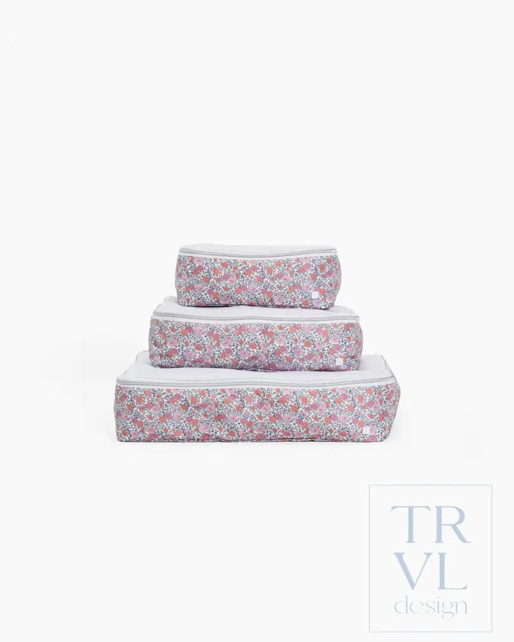 Packing Cubes - Garden Floral - Packing Organizers