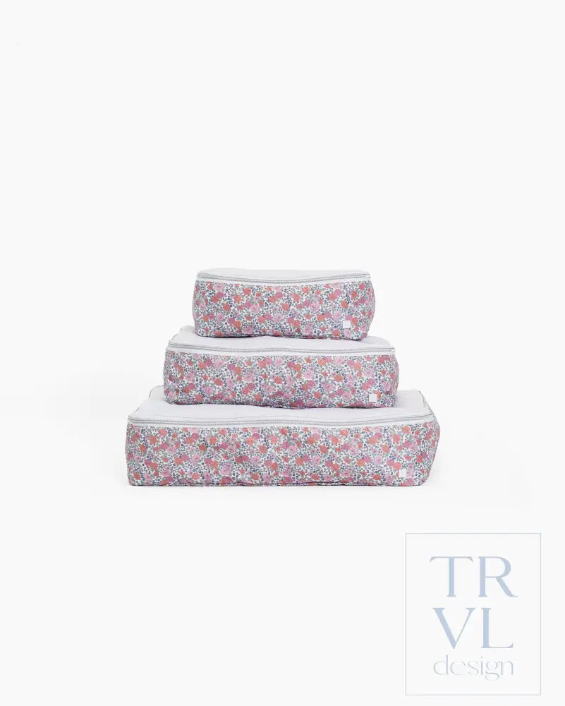 Packing Cubes - Garden Floral - Packing Organizers