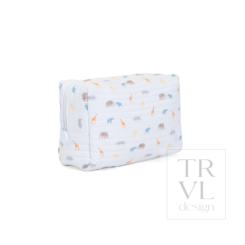 QUILTED EVERYDAY BAG - SAFARI - Cosmetic &amp; Toiletry Bags