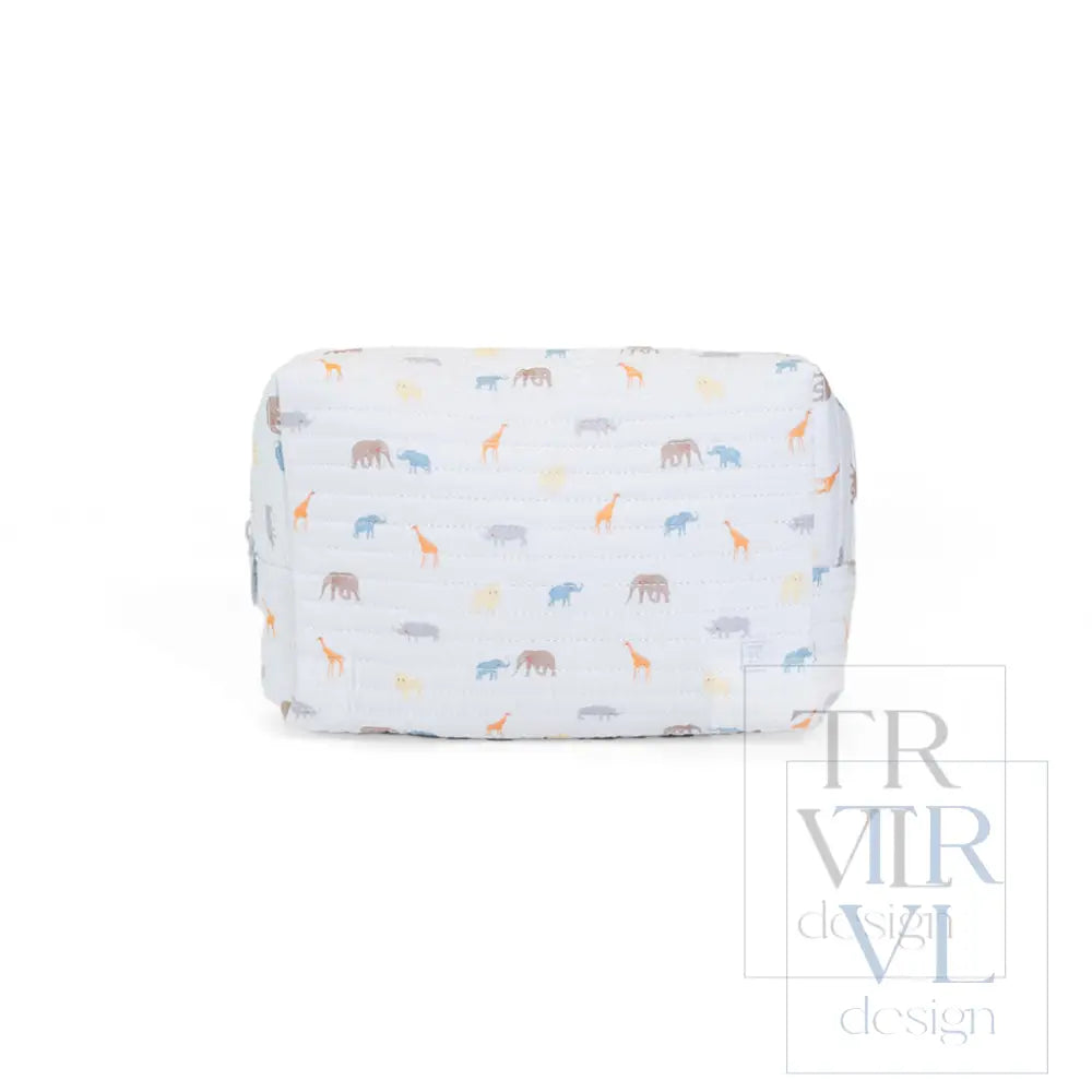 QUILTED EVERYDAY BAG - SAFARI - Cosmetic & Toiletry Bags