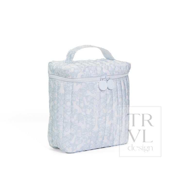 QUILTED GO GO LUNCH INSULATED BAG - WOODLAND BLUE - Lunch Bags