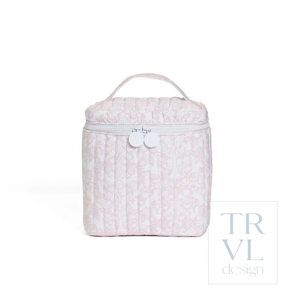 QUILTED GO GO LUNCH INSULATED BAG - WOODLAND PINK - Lunch Bags