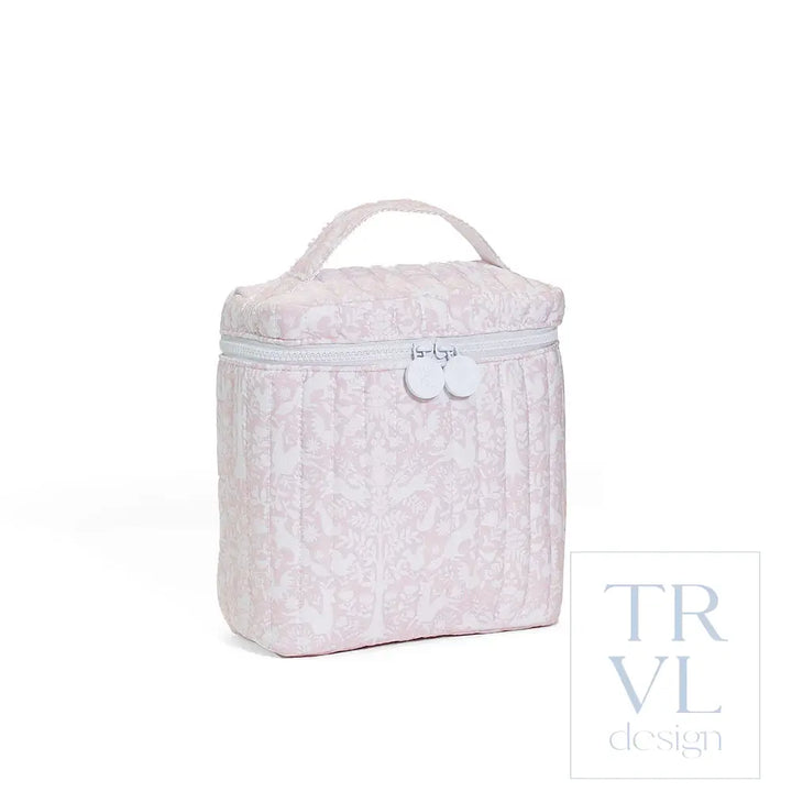 QUILTED GO GO LUNCH INSULATED BAG - WOODLAND PINK - Lunch Bags