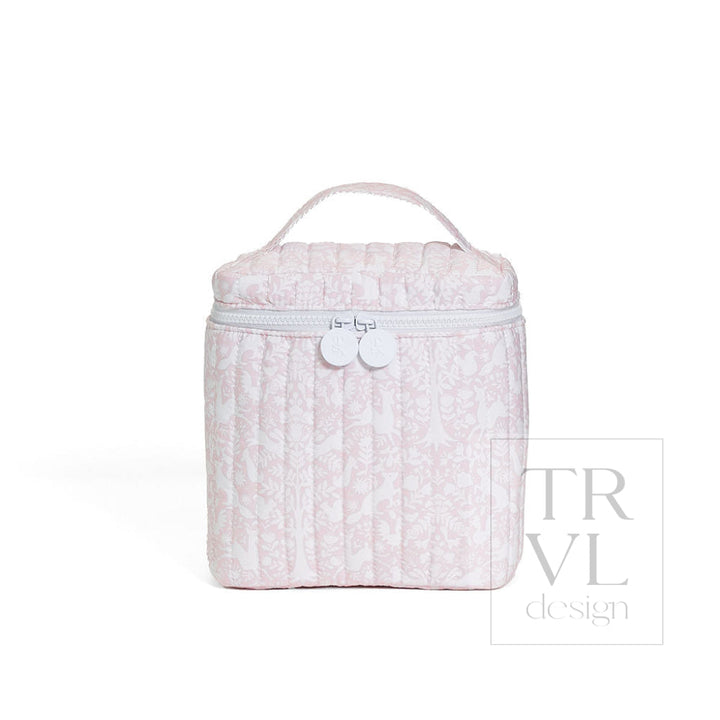 QUILTED GO GO LUNCH INSULATED BAG - WOODLAND PINK - Lunch Bags