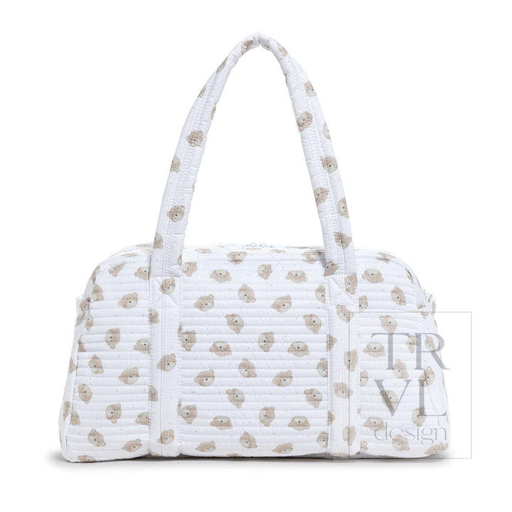 QUILTED GRANDE DUFFEL - TEDDY BEAR - Duffel Bags
