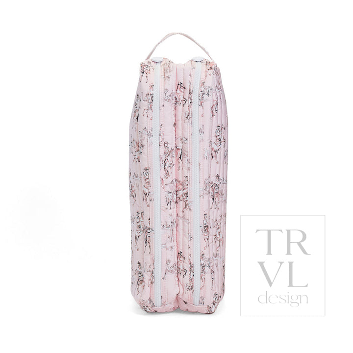QUILTED LG BOOT BAG - COWGIRL TOILE - Shoe Bags