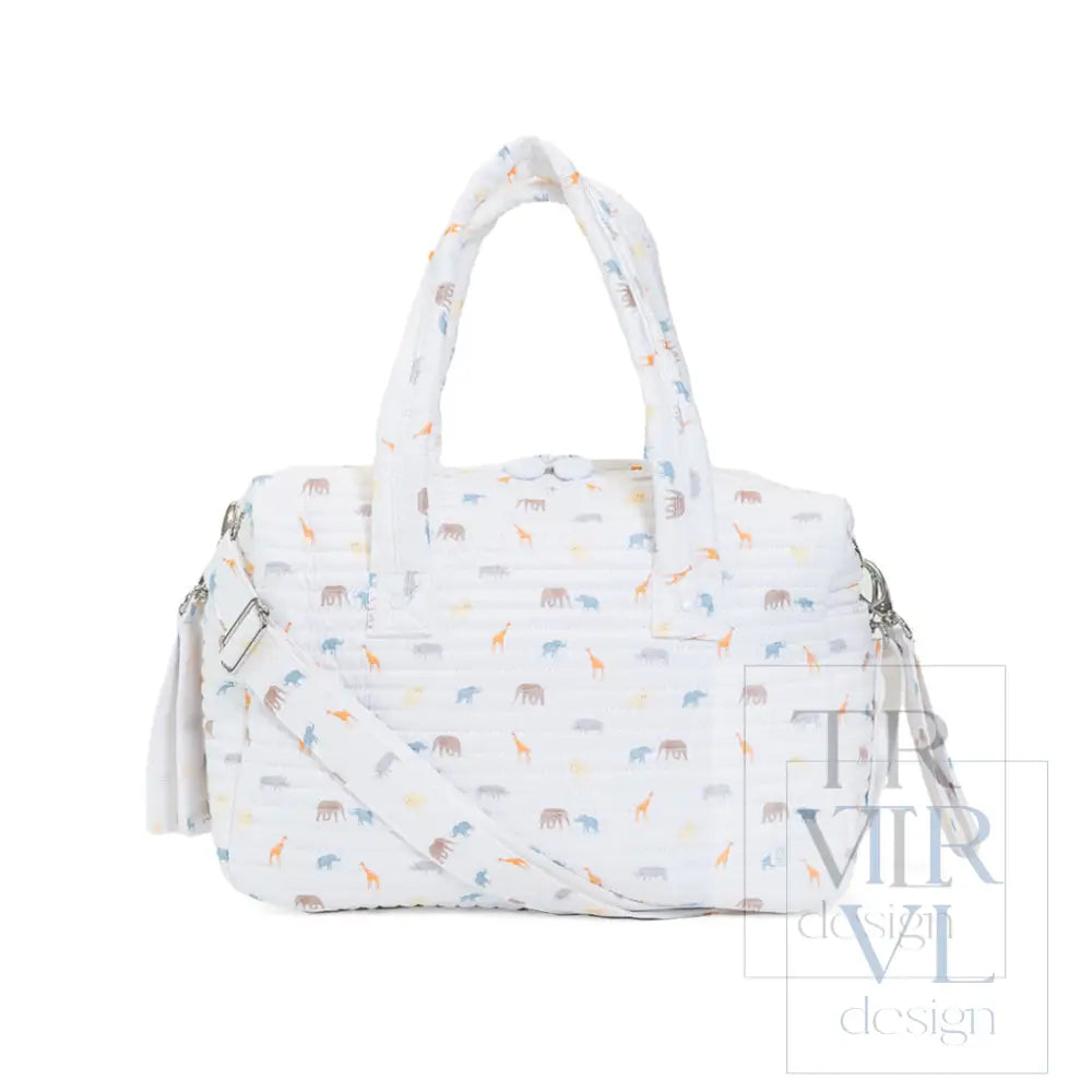 QUILTED STROLLER BAG - SAFARI - Stroller Travel Bags