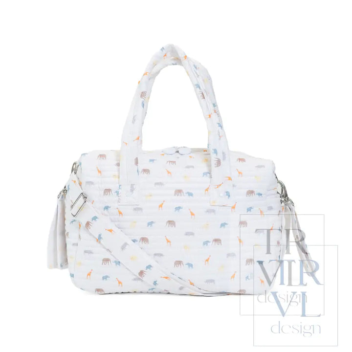 QUILTED STROLLER BAG - SAFARI - Stroller Travel Bags