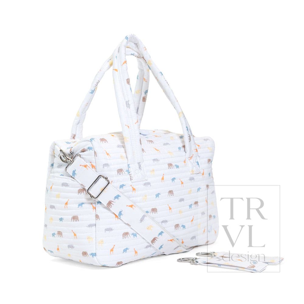QUILTED STROLLER BAG - SAFARI - Stroller Travel Bags