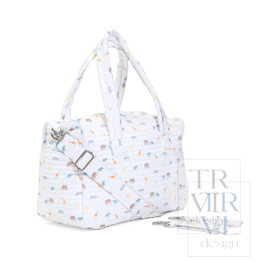 QUILTED STROLLER BAG - SAFARI - Stroller Travel Bags