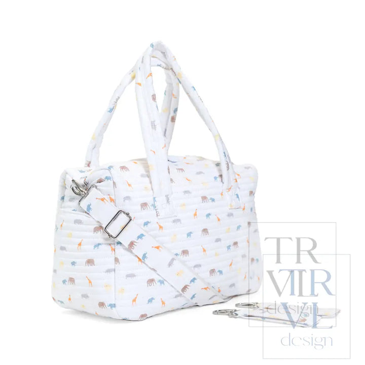 QUILTED STROLLER BAG - SAFARI - Stroller Travel Bags