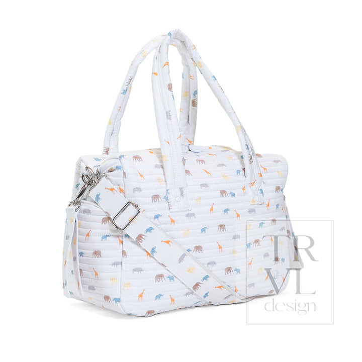 QUILTED STROLLER BAG - SAFARI - Stroller Travel Bags