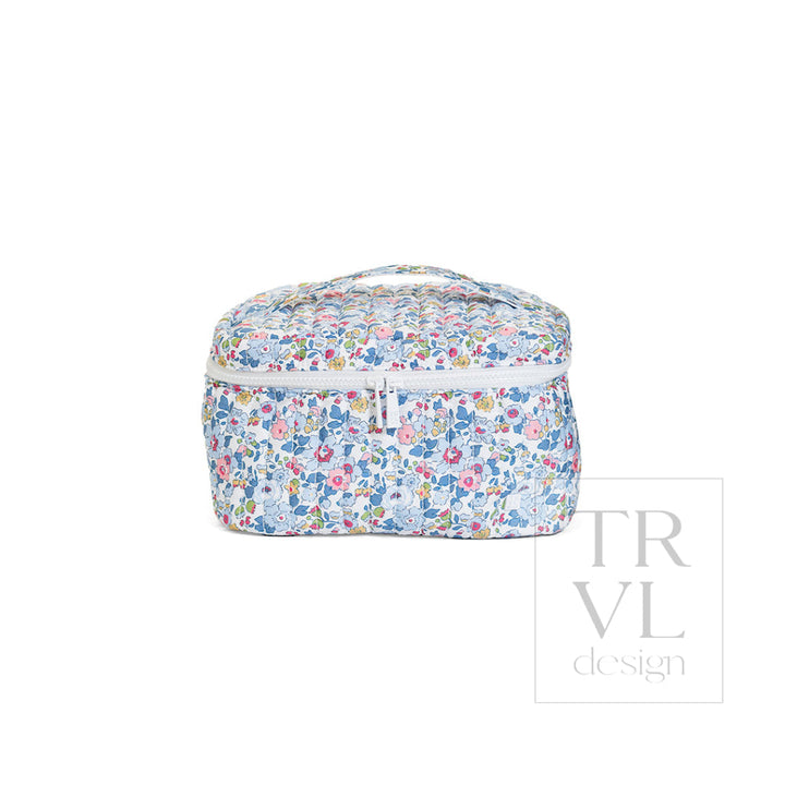 QUILTED TRAIN SET - BRIDGEHAMPTON FLORAL - Cosmetic &amp; Toiletry Bags