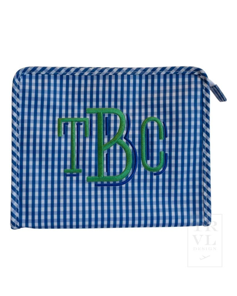Roadie Medium - Gingham Royal