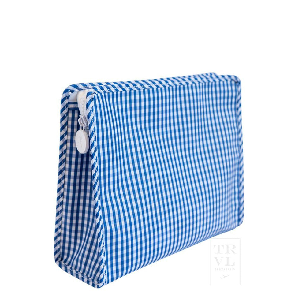 Roadie Medium - Gingham Royal