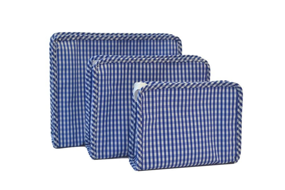 Roadie Medium - Gingham Royal