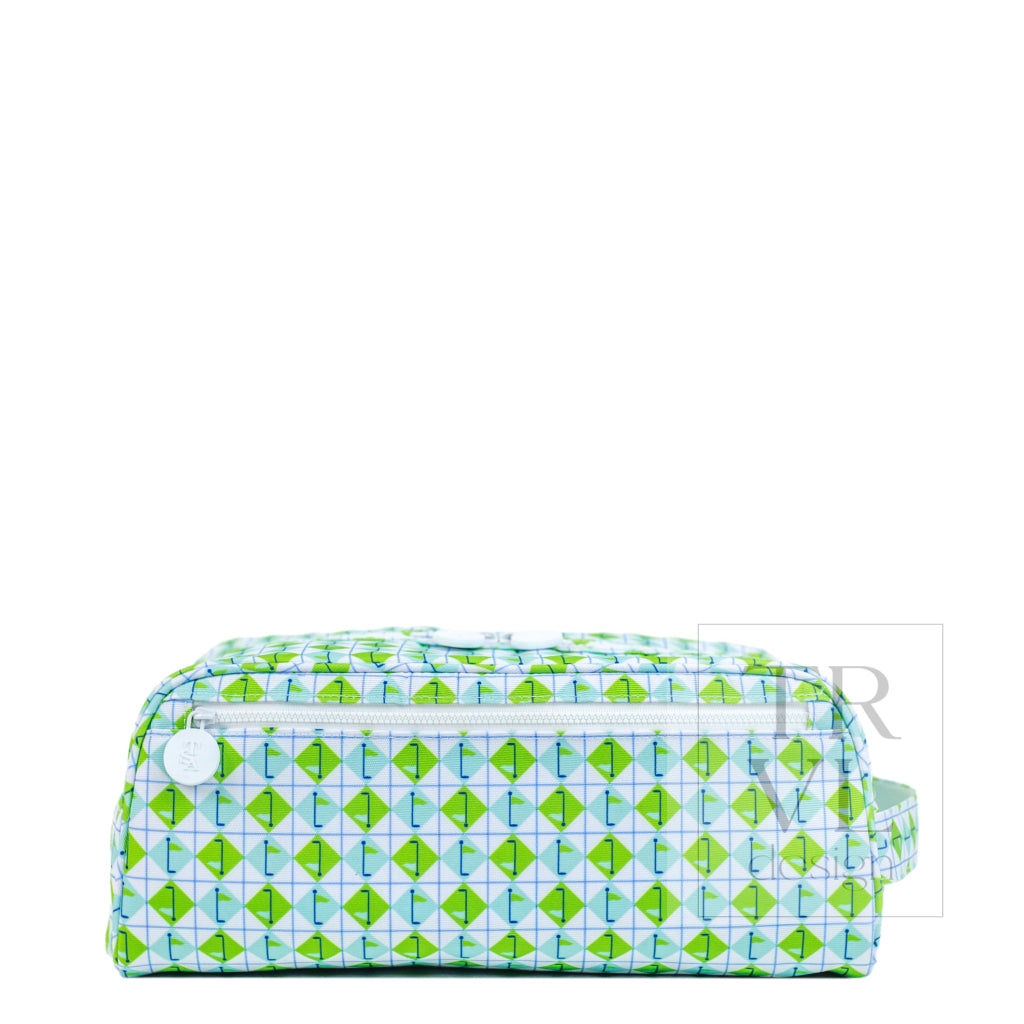 SHOE BAG - TEE TIME AQUA GREEN DIAMOND - Shoe Bags