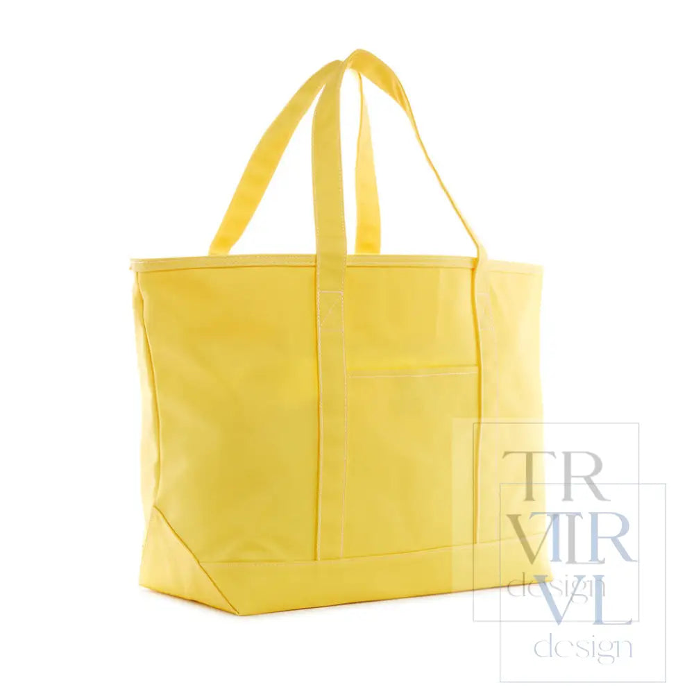Maxi Tote - Coated Canvas Large Daffodil