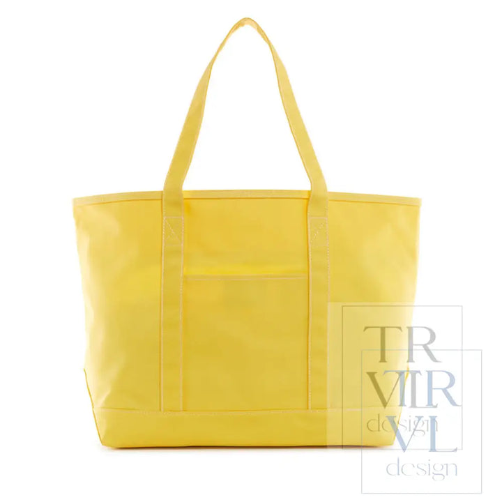 Maxi Tote - Coated Canvas Large Daffodil