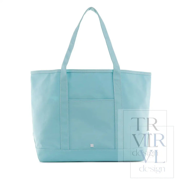 Maxi Tote - Coated Canvas Large Lake Blue *New In Stock!