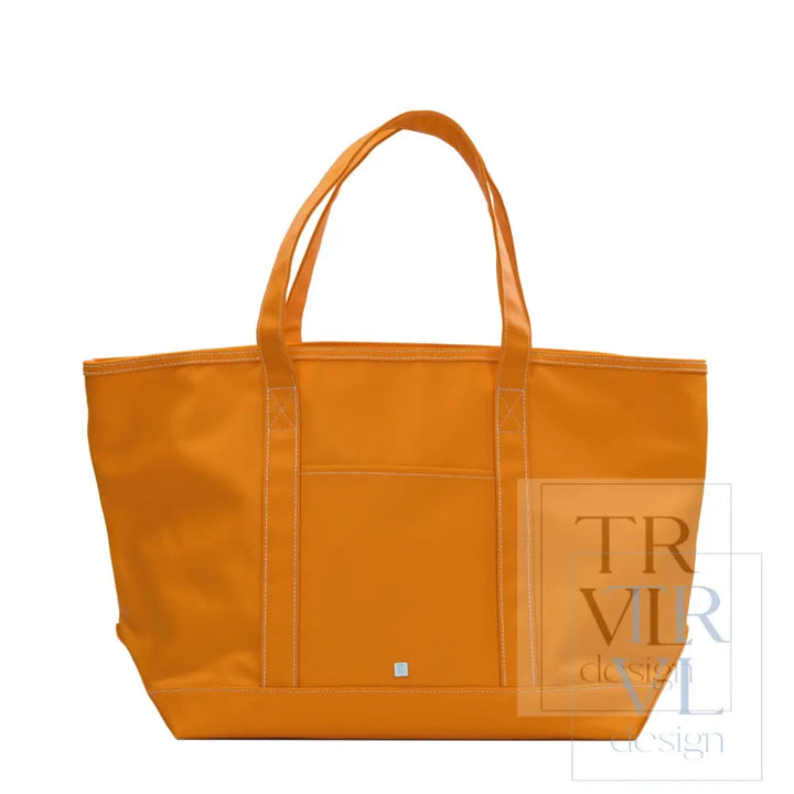 MAXI TOTE - COATED CANVAS Large ORANGE - Tote Bags