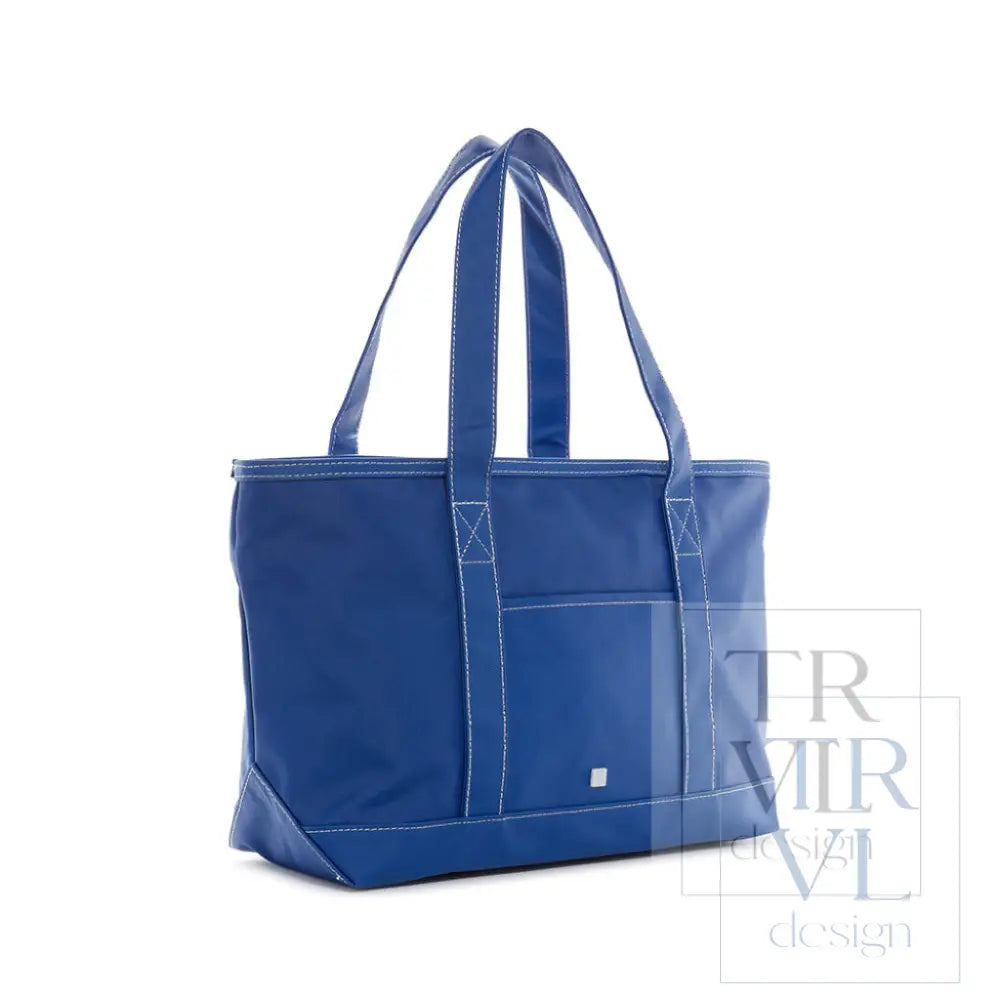 Medium Tote - Coated Canvas Blue Bell *Backorder 9/25
