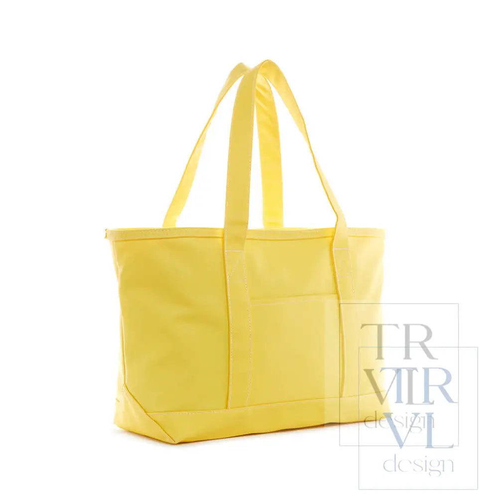 Medium Tote - Coated Canvas Daffodil