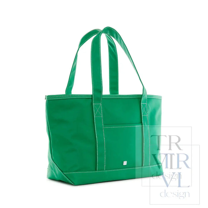 Medium Tote - Midi Coated Kelly Green *New!