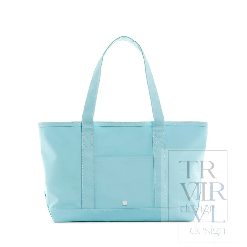 Medium Tote - Coated Canvas Midi Lake Blue *New In Stock