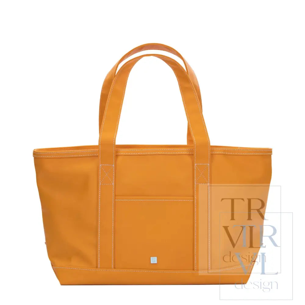 MEDIUM TOTE - COATED CANVAS ORANGE - Tote Bags