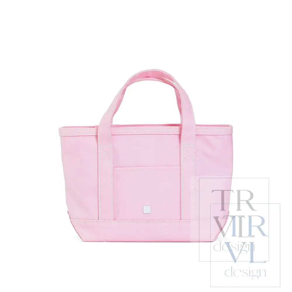 MINI TOTE - COATED CANVAS PEONY - Tote Bags