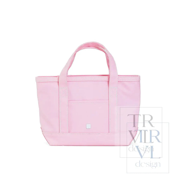 MINI TOTE - COATED CANVAS PEONY - Tote Bags