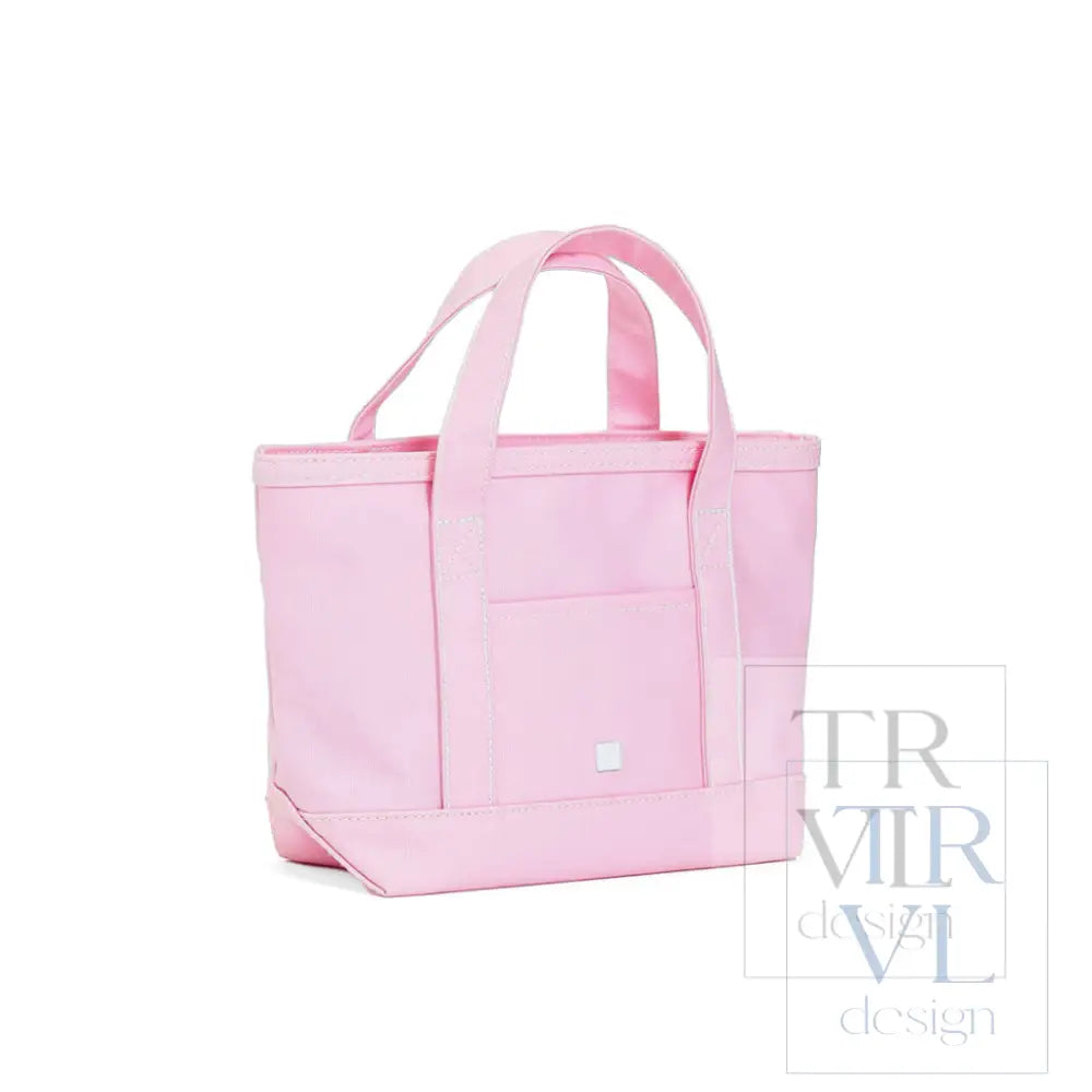MINI TOTE - COATED CANVAS PEONY - Tote Bags