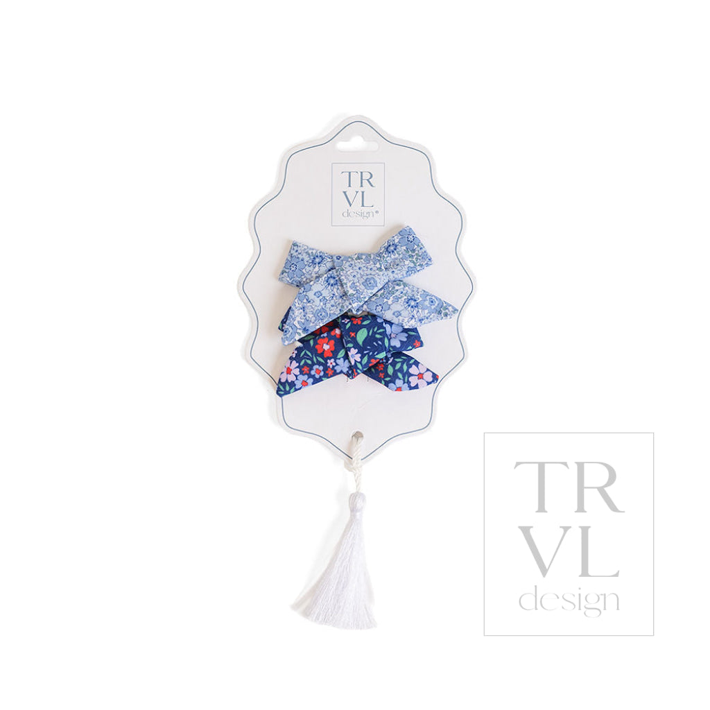 Signature Hair Accessories - Bow Clip - Set 2 Pre pack 3 - Chatham + Essex - Hair Accessories