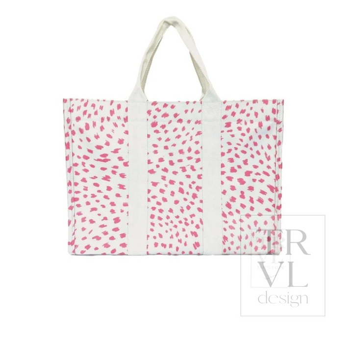SPOT ON! LARGE TOTE - SPOT PINK