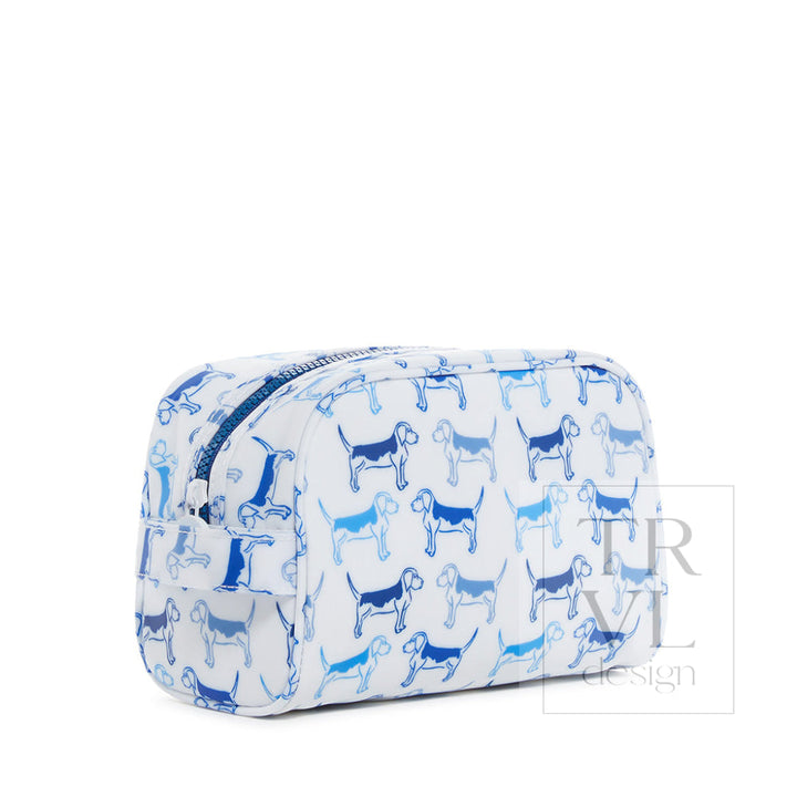 Stow It - Puppy Love Blue Dopp Kit Bag Cosmetic &amp; Toiletry Bags