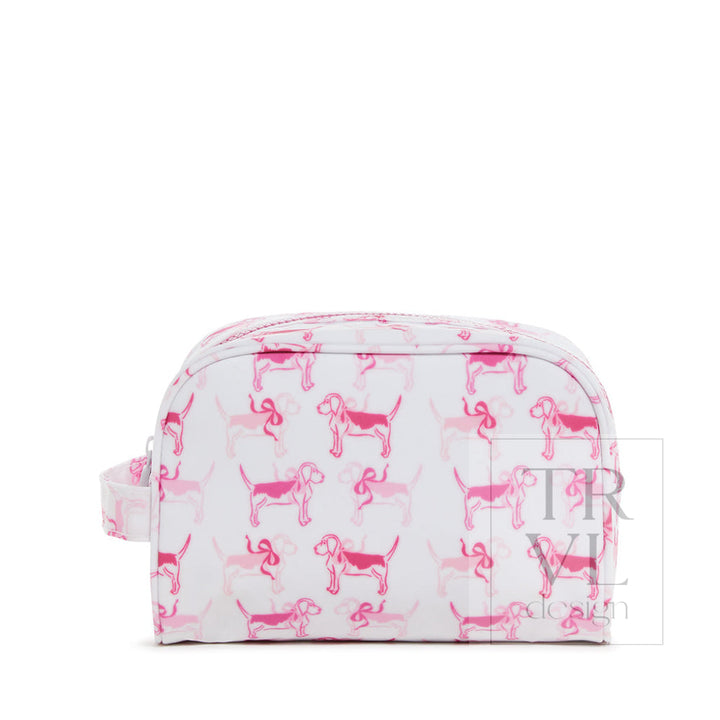 Stow It - Puppy Love Pink Dopp Kit Bag Cosmetic &amp; Toiletry Bags