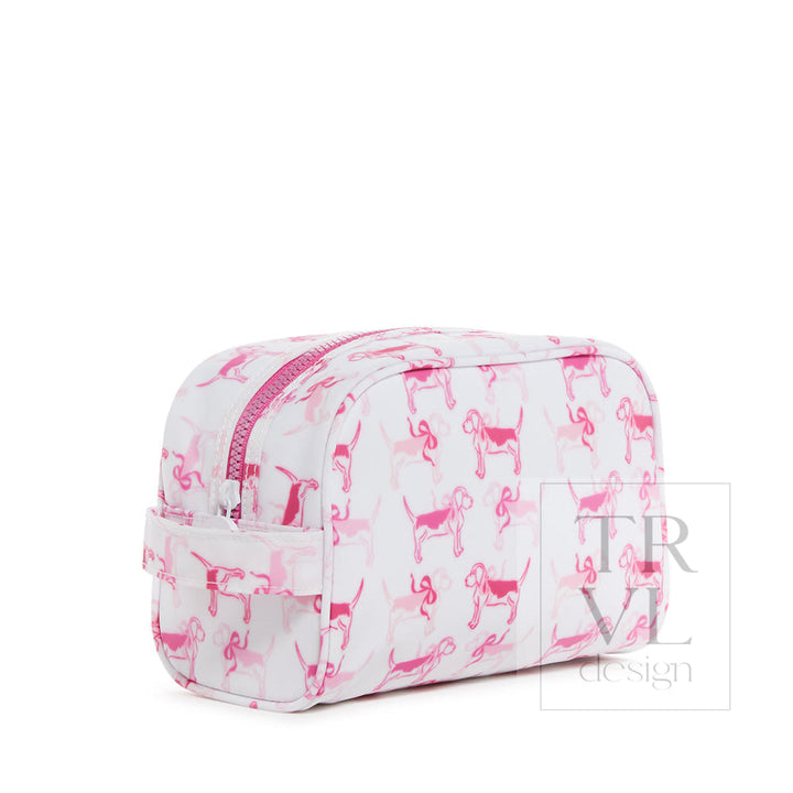 Stow It - Puppy Love Pink Dopp Kit Bag Cosmetic &amp; Toiletry Bags