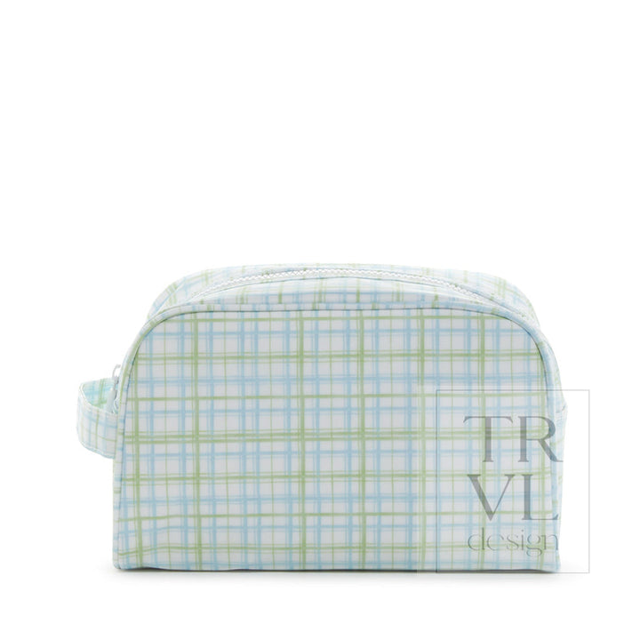 Stowaway - Toiletry Bag Classic Plaid Green