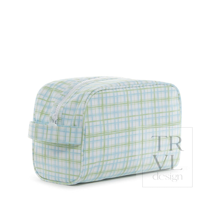 Stowaway - Toiletry Bag Classic Plaid Green