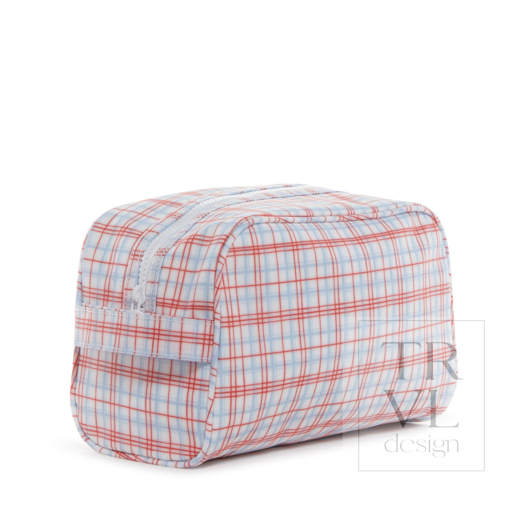 Stowaway - Toiletry Bag Classic Plaid Red Cosmetic &amp; Toiletry Bags