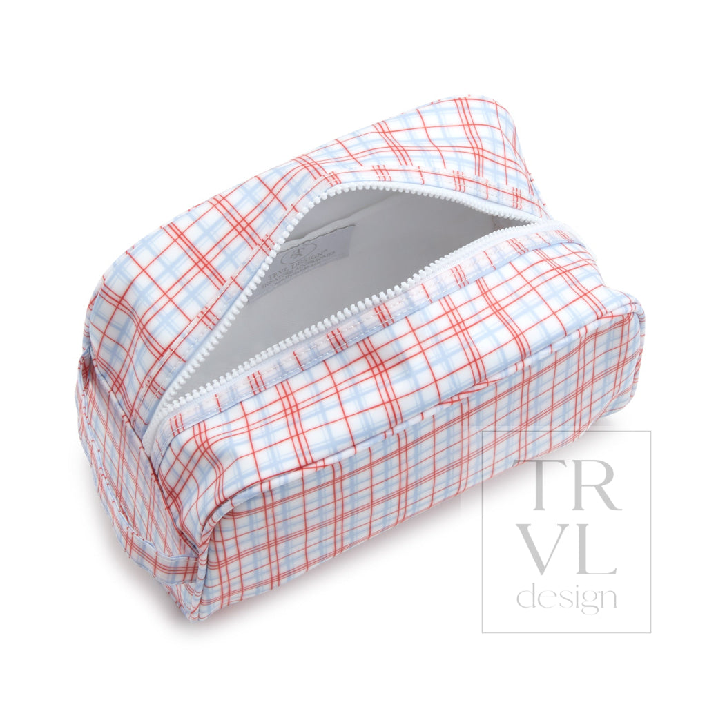Stowaway - Toiletry Bag Classic Plaid Red Cosmetic &amp; Toiletry Bags