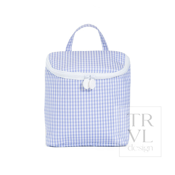Take Away Bottle Bag - Gingham Lilac – shopTRVLdesign