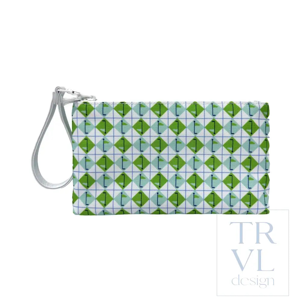 DITTY WRISTLET - TEE TIME AQUA GREEN DIAMOND