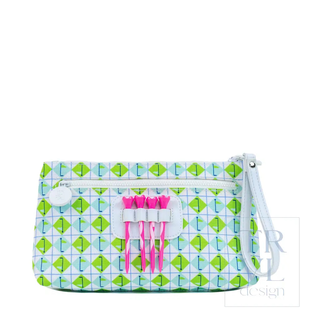 Tee Bag - Ditty Wristlet - Tee Time - Cosmetic & Toiletry Bags
