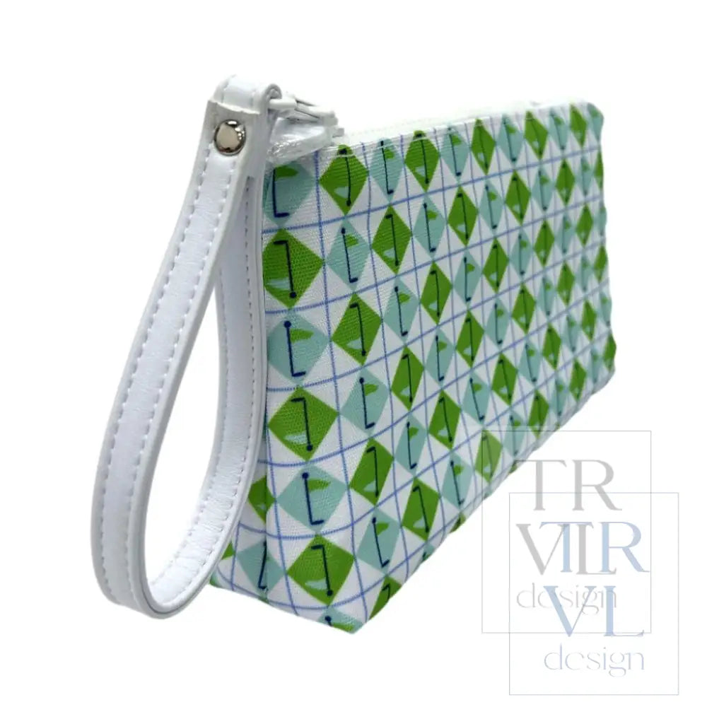 DITTY WRISTLET - TEE TIME AQUA GREEN DIAMOND