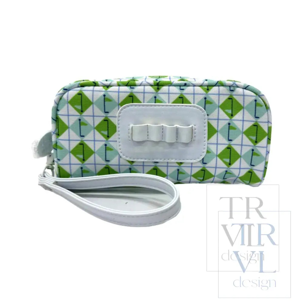 MINI DITTY WRISTLET - TEE TIME AQUA GREEN DIAMOND